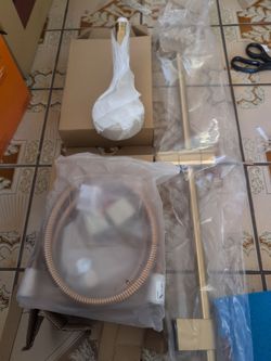 Kohler brushed brass slide bar shower