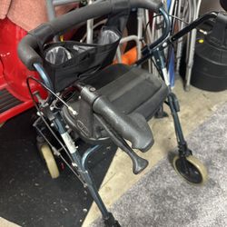 Adult Walker Stroller Cane Crutches