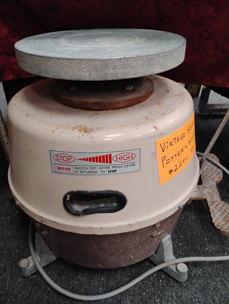 Vintage Shimpo RK-8 Potter's Wheel