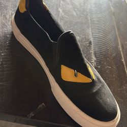 FENDI SUEDE MONSTER SHOES