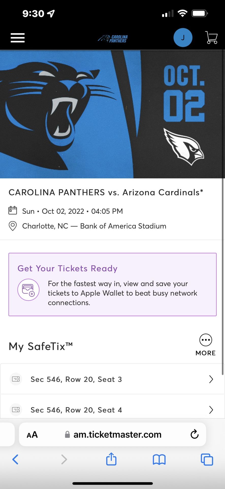 Carolina Panthers vs Arizona cardinals 10/2/2022