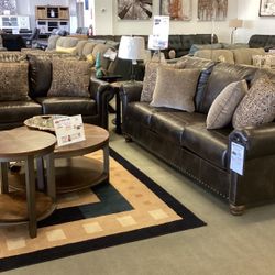 Nicorvo Sofa and Loveseat Set