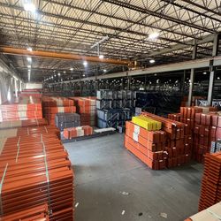 Warehouse Pallet Racks Shelving Industrial Teardrop Pallet Racking Forklifts Dock Plates 