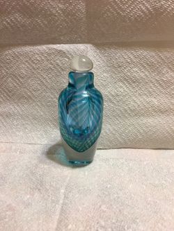 Signed Bettina Foothorap handblown Perfume Bottle