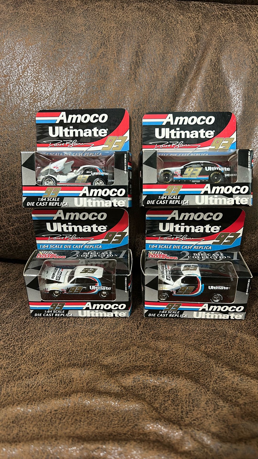 4 NASCAR 1/64 Die Cast Cars NIB