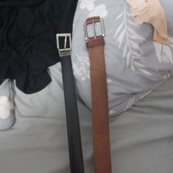 2 Lucky Brand Leather Belts