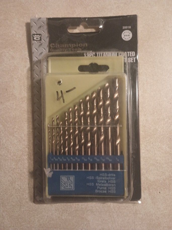 Champion 13-piece Drill Bit Kit