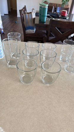 drinking glasses