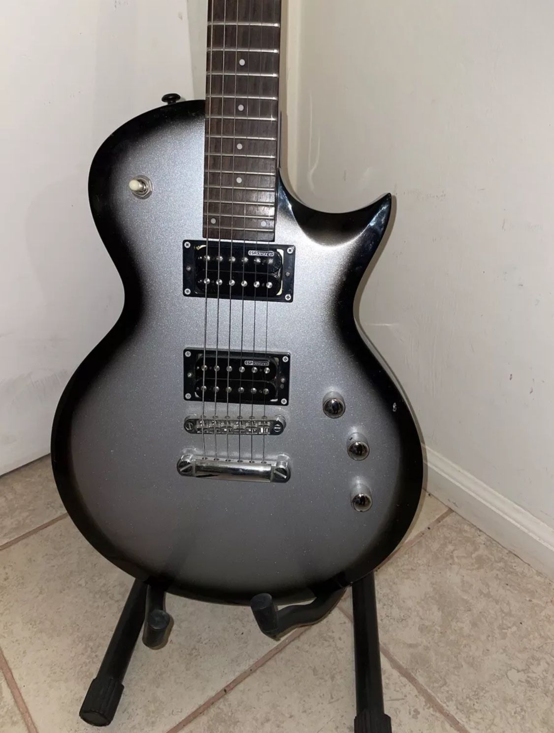 Esp Ltd EC-50 SILVER BURST Electric Guitar LP Les Paul Special