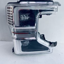 2020-2022 FORD F250 F350 450 RIGHT PASSENGER SIDE HEADLIGHT LED OEM CHROME