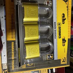 BRINKS AND MASTER LOCKS $45 AND $55 $60 DLS 