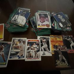 Vintage Baseball Cards. 1990s.   Mixture. 