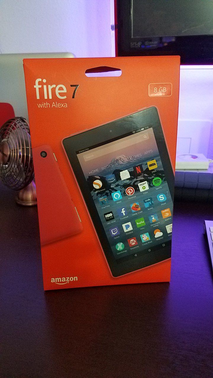 Amazon Fire 7 tablet, 8GB w/ Alexa