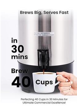 Commercial coffee pot