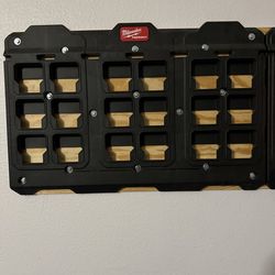 Milwaukee 20 in. x 30.75 in. Wall Plate in Black