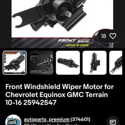Windshield Wiper Motor