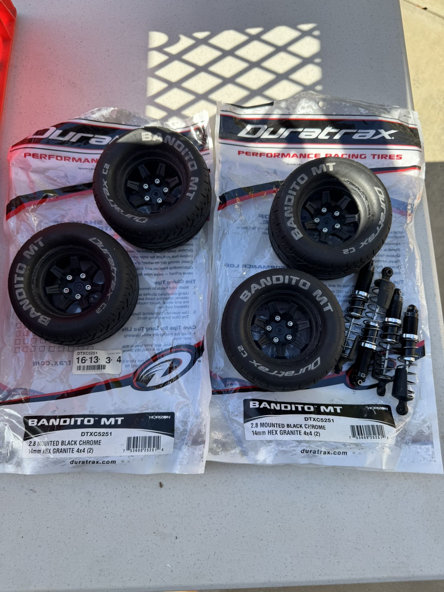 1/10 Scale RC Truck Wheels / Tires Shocks