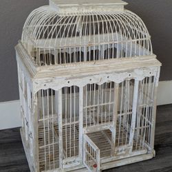 Large Vintage Bird Cage