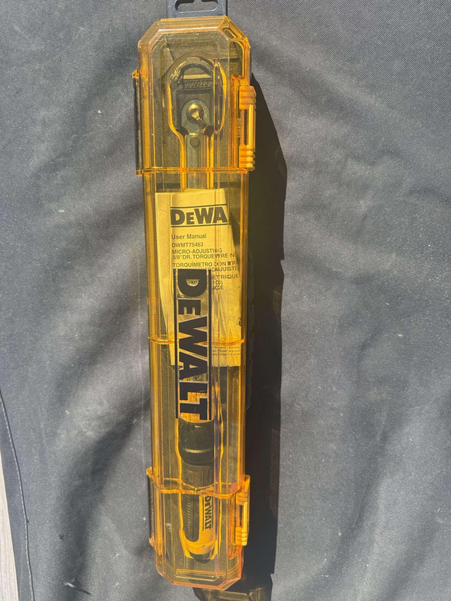 DeWalt Drive Micrometer Torque Wrench 3/8 in. L 1 pc