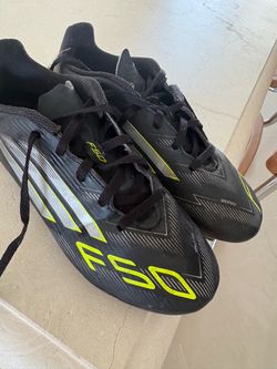 Adidas F50 adizero Youth Soccer Cleats - Black/Yellow - Size 3