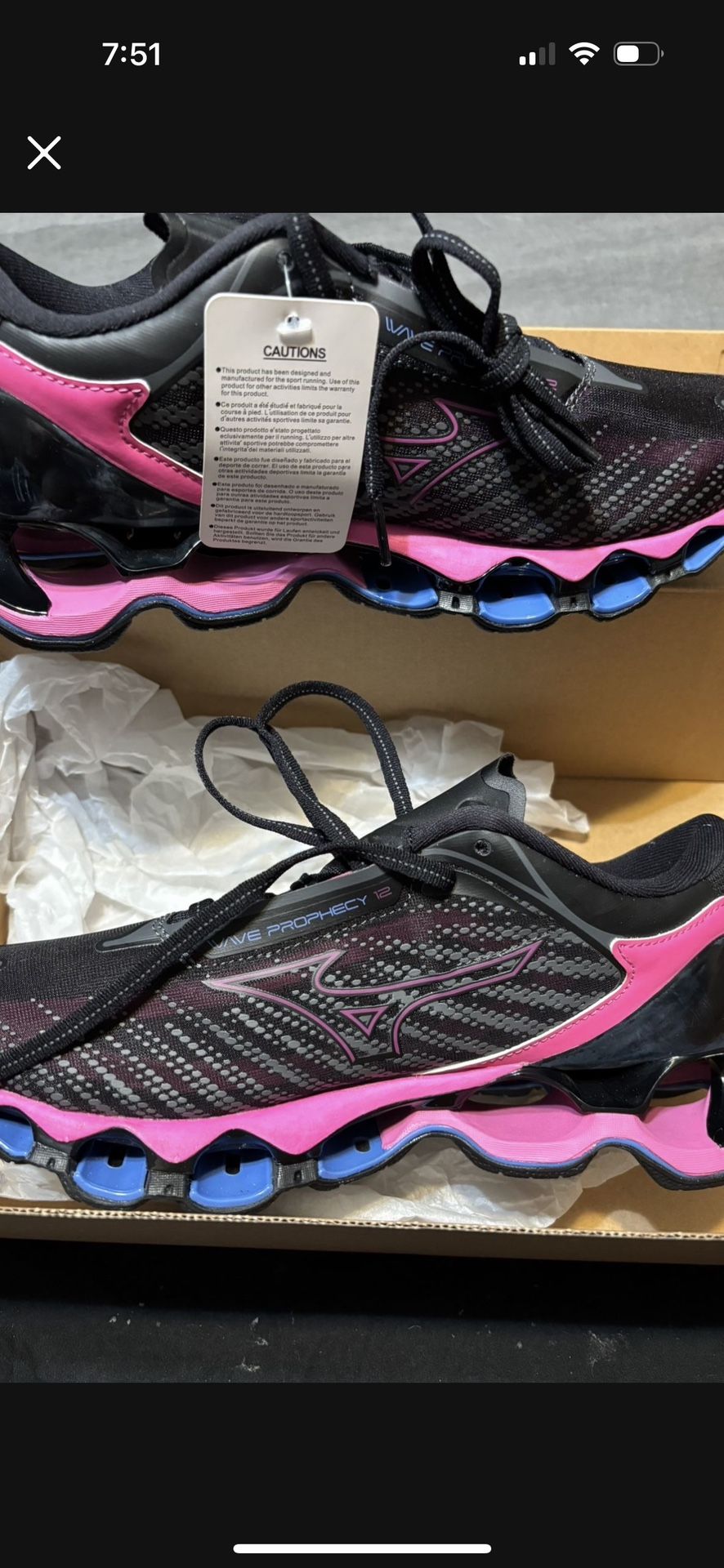 NWT Womens Size 8.5 Mizuna Wave Prophecy 12