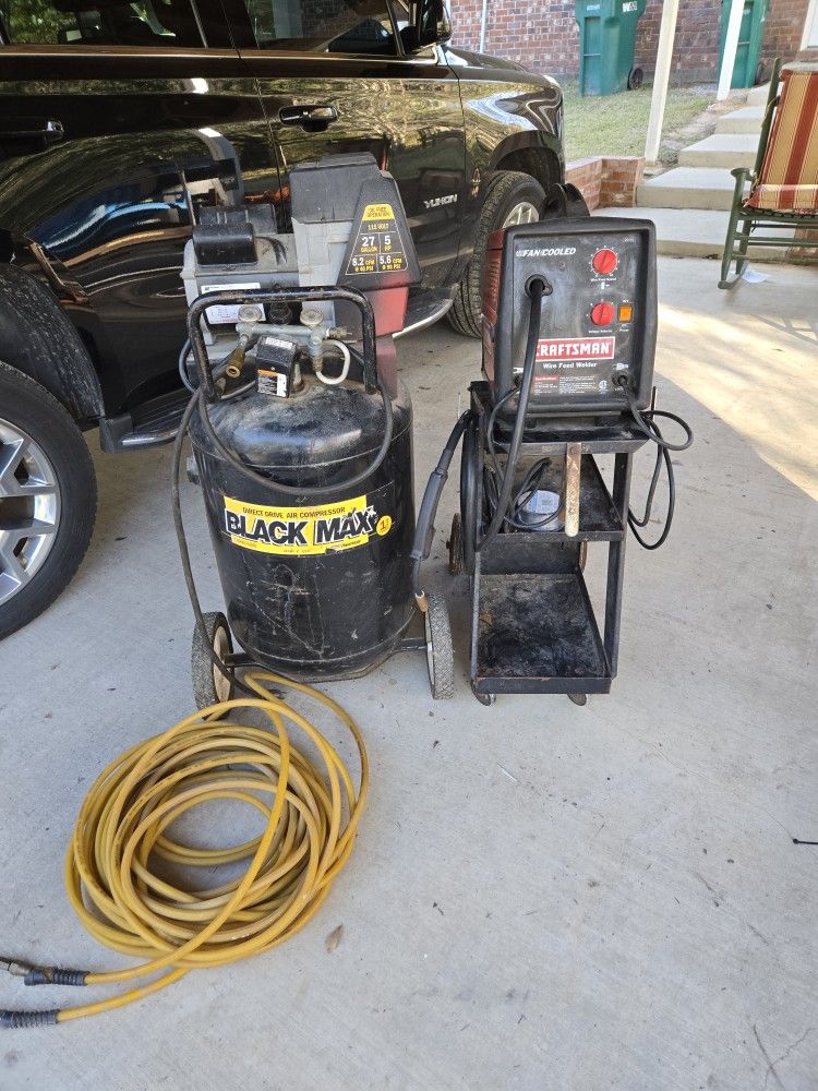 Craftsman Wire Welder And 27 GL Compressor