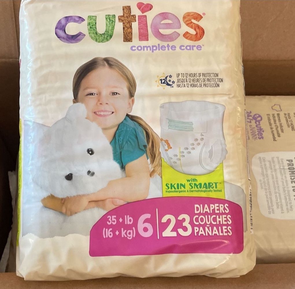 Entire Case Of Diapers -92 Total
