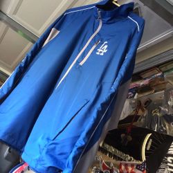 Dodgers Windbreaker Jacket Size Adult XL