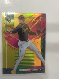 2026 Topps Finest Konnor Griffin yellow refractor/275 rookie card