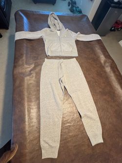 Polo Ralph Lauren Double KnitFull Zip Hoodie and Jogger Pant Set