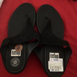 Flip Flops Leather New Size8