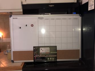 NEW in package Foray 3 in 1 monthly planner: Magnetic, Dry Erase, & Cork Board $32