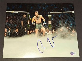 🔥 Conor McGregor Signed Autographed 11x14 UFC Notorious Ireland Beckett COA 🔥