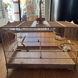 Bamboo Bird Cage 