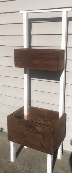 Double Planter Box Stand