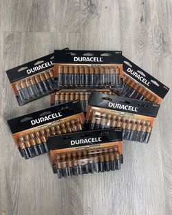 Brand New Packs of Duracell AA and AAA Batteries