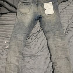 Purple Jeans Oil Repair Size 33 Could Fit Size 32