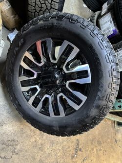 NEW TEKE OFF GMC. 20”. 275/65/20. GOODYEAR TIRES