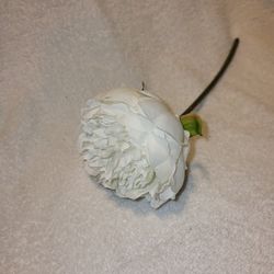 19 Artificial White Peony Flowers