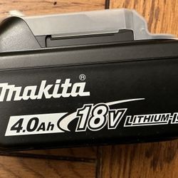 Makita 18v 4 ah Battery (brand New)
