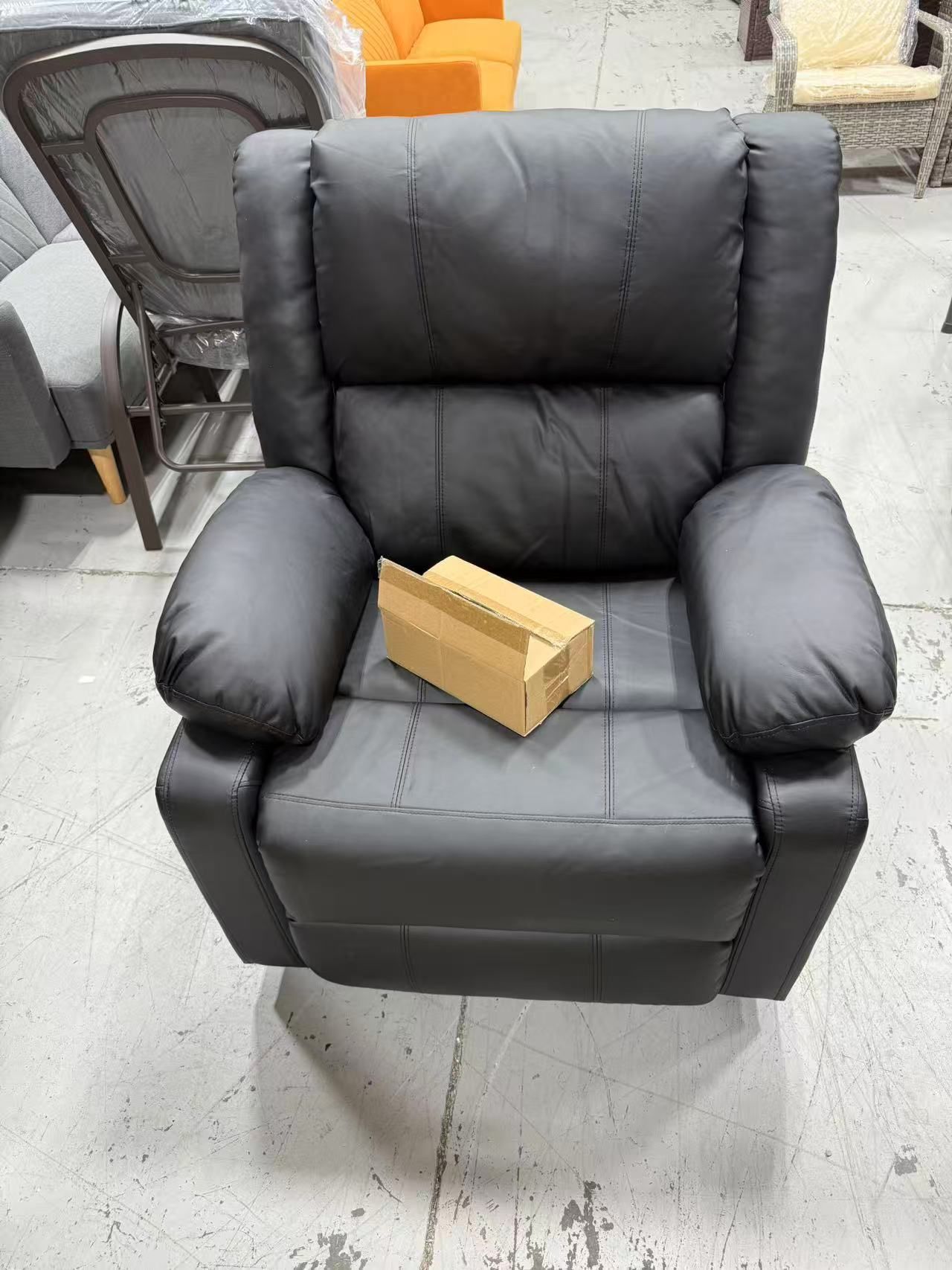 New black color message recliner chair