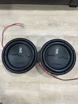 10” audio control subwoofers/ amp