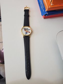 vintage Disneyland Goofy "Team Safety" wristwatch