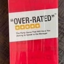 NEW and SEALED Overrated Over Rated Game just $7 