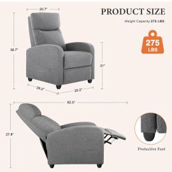 Reclining massage chair