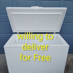 Frigidaire Chest Freezer (Dimensions:41"1/2 L by 21 3/4 D BY 34"1/4 h