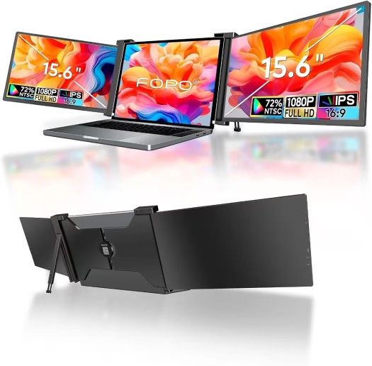 🔥 15.6" Dual Screen for Laptop | 1080P IPS | Brand New