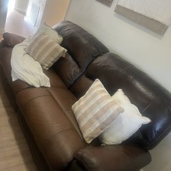 Ashley Furniture Leather Couches 