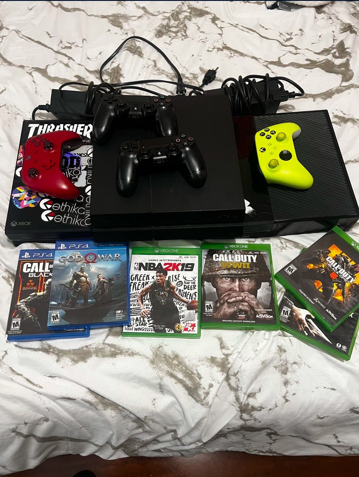 2 Xbox’s & 1 PS4 Slim