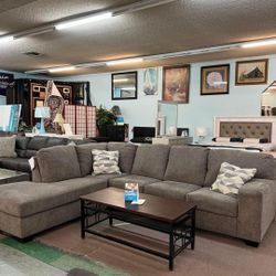 Sectional In Stock For Immediate Delivery 